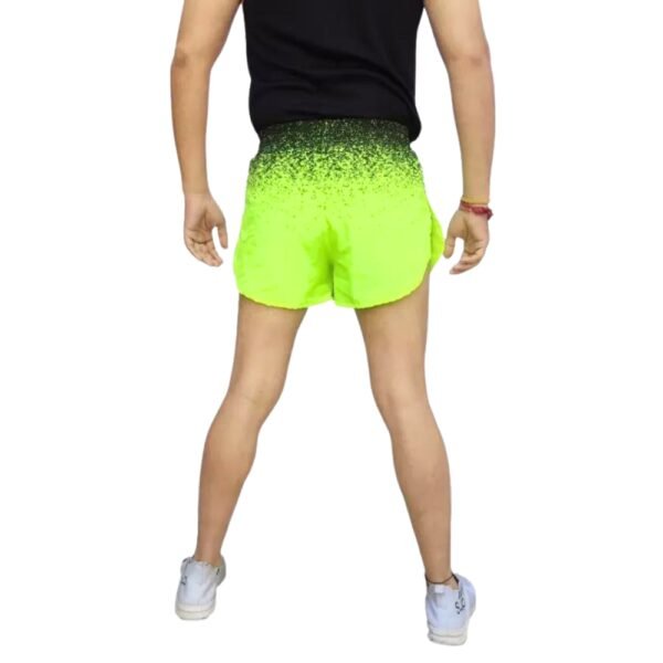 PLAYWAY Printed Men Yellow Sports Shorts