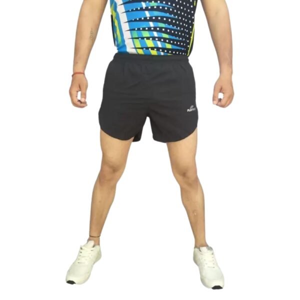 PLAYWAY Solid Dark grey Regular Fit Sports Shorts for Men