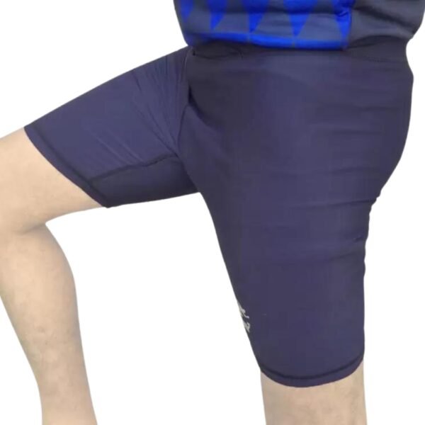 PLAYWAY Solid Navy Blue Tights for Men