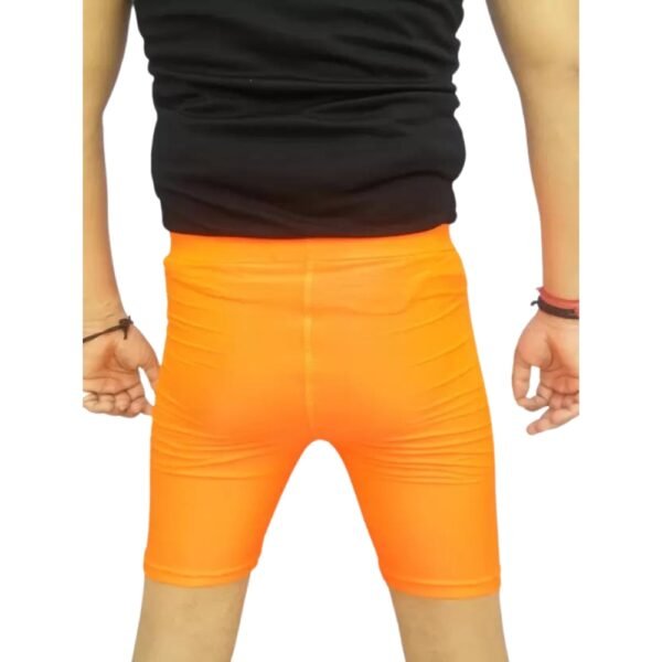 PLAYWAY Solid Orange Tights for Men