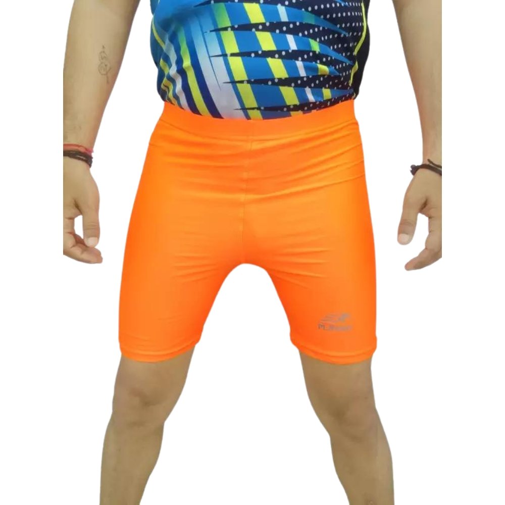 PLAYWAY Solid Orange Tights for Men