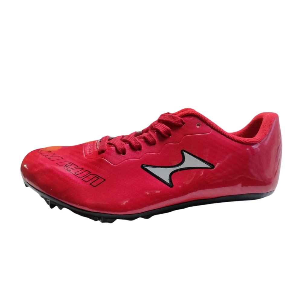 Health Athletic Spring Spike Sports Running Shoes – Red Color