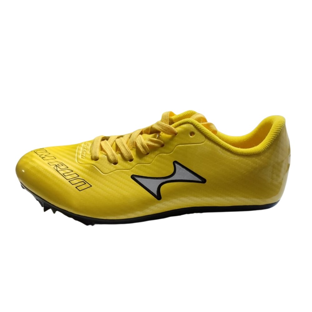 Health Athletic Spike Sports Marathon Running Shoes for Men – Yellow Color